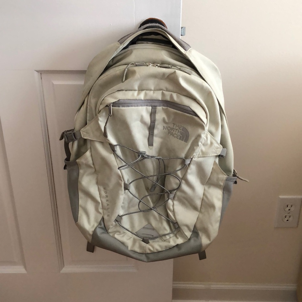 North face Cream Backpack